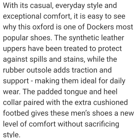 Dockers GLAZIER Men's Brown Compfort Leather Shoes CASUAL walking, LACES 11 M - Picture 8 of 14